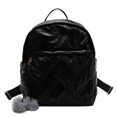 Waterproof Down Cotton School Bags Solid Women Student School Bags