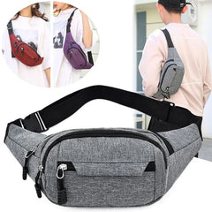 Waterproof Waist Bag for Sports and Travel, Unisex Fanny Pack