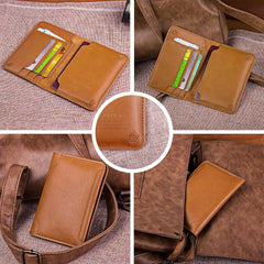 Waterproof Family Leather Case Passport Cover Passport Holder