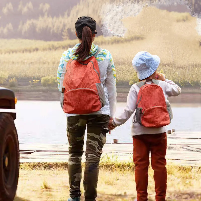 Waterproof Foldable Sport Backpack Adult Child Camping Double Shoulder Bag