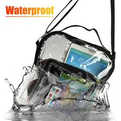 Waterproof Stadium Approved Clear Backpack Crossbody Bag