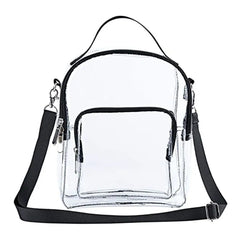 Waterproof Stadium Approved Clear Backpack Crossbody Bag