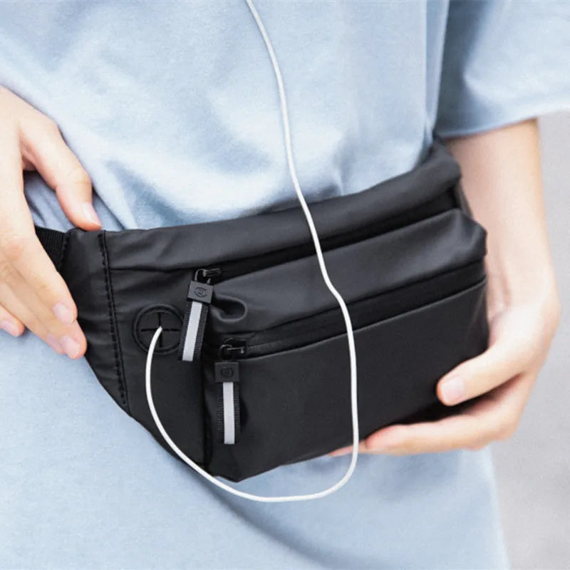 Waterproof Man Waist Bag Fanny Pack Chest Pack Outdoor Sports Crossbody Bag