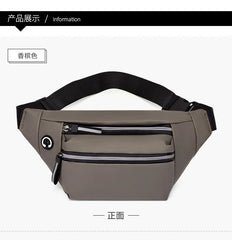 Waterproof Man Waist Bag Chest Pack Crossbody Outdoor Sports