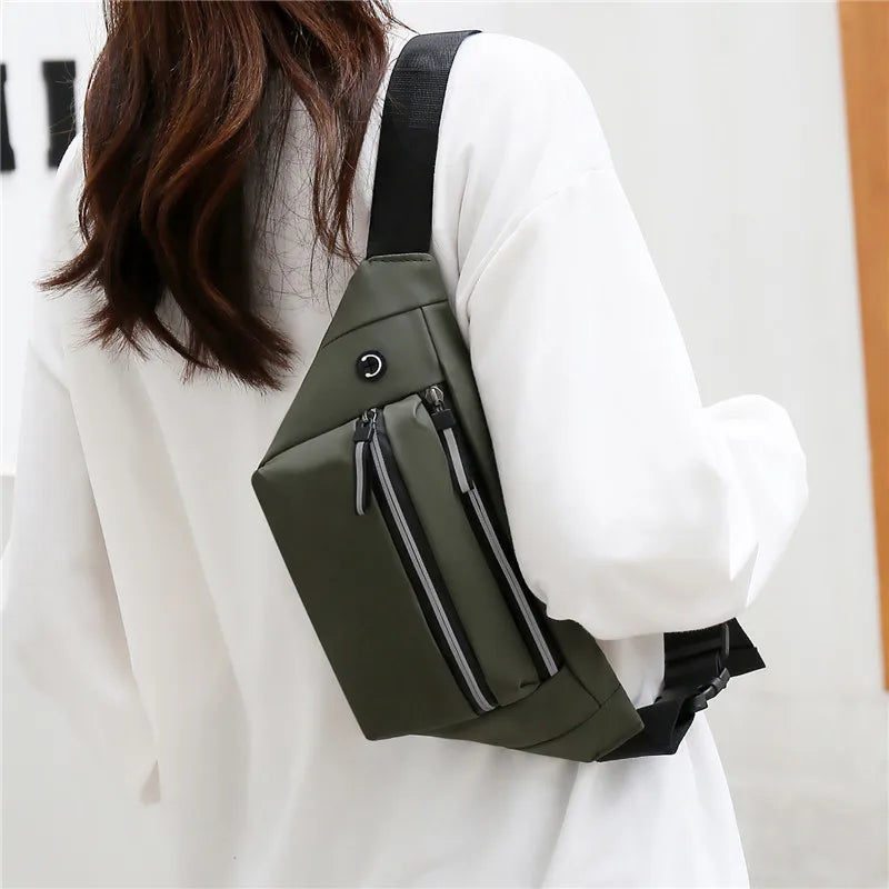 Waterproof Man waist bag Chest Pack for Outdoor Sports