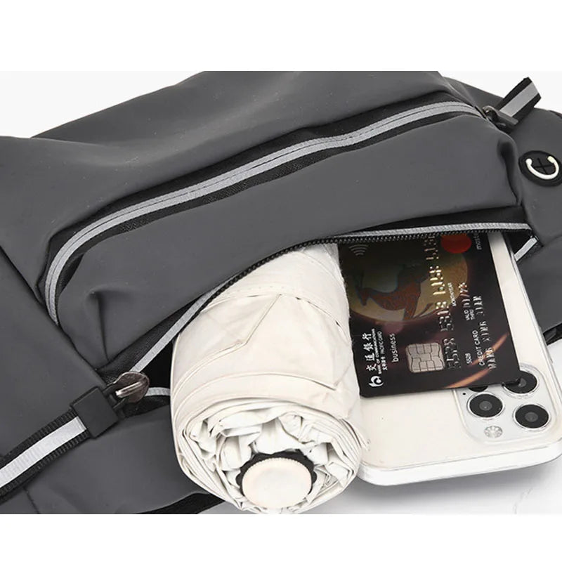 Waterproof Man Waist Bag Chest Pack Crossbody Outdoor Sports