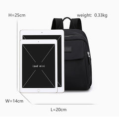 Waterproof Mini Backpack for Women Small Nylon Travel Bag Mochilas