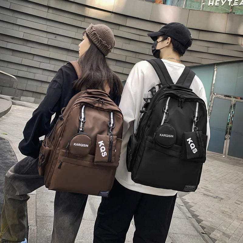 Waterproof Nylon Backpack Rucksack Outdoor Sports Bag Travel Camping Hiking