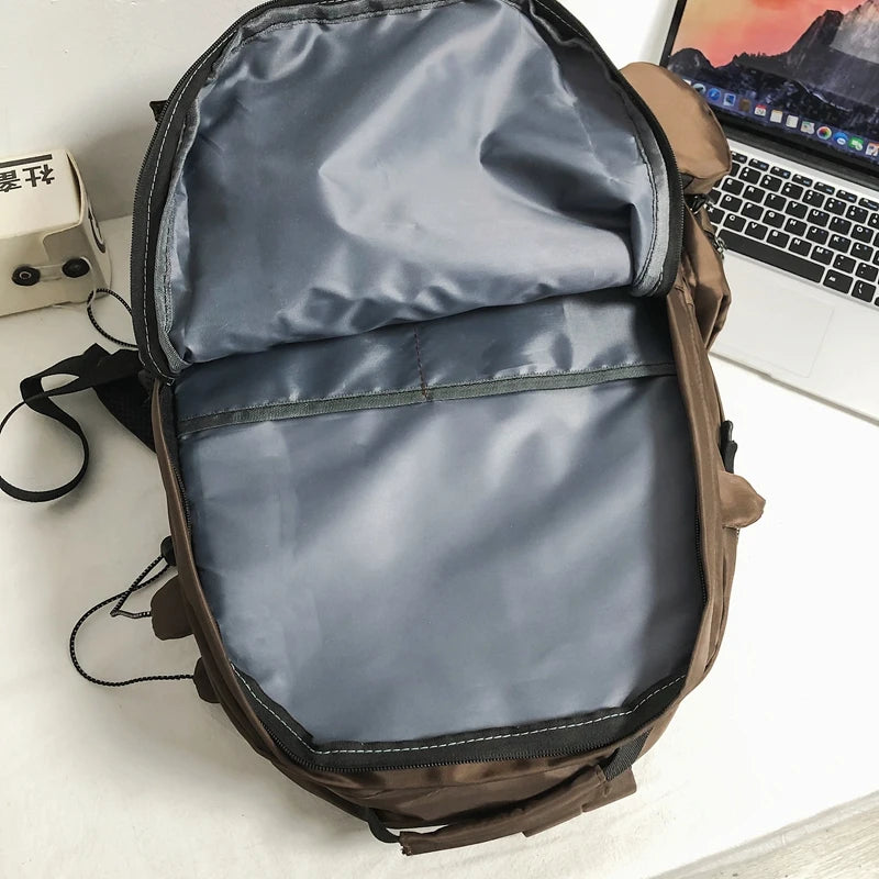 Waterproof Nylon Backpack Rucksack Outdoor Sports Bag Travel Camping Hiking