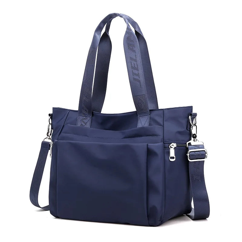 Waterproof Nylon Bag Women Large Laptop Handbags Shoulder Bag