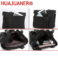Waterproof Nylon Bag Women Large Laptop Handbags Shoulder Bag