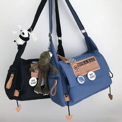 Waterproof Nylon Crossbody Bags Large Capacity Shoulder Messenger Bag