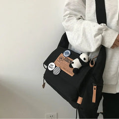 Waterproof Nylon Crossbody Bags Large Capacity Shoulder Messenger Bag