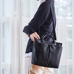 Waterproof Nylon Portable Briefcase Women's Professional Shoulder Bag