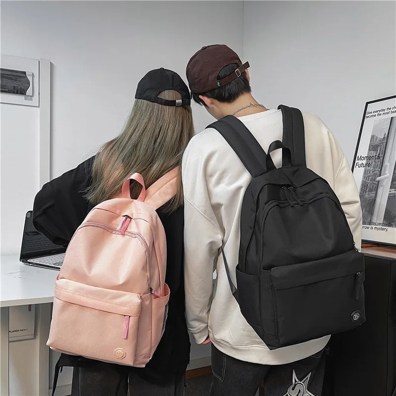 Waterproof Nylon School Backpack for Teenagers Girls Outdoor Travel Bag