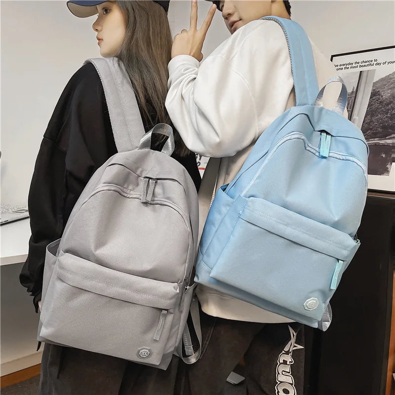 Waterproof Nylon School Backpack for Teenagers Girls Outdoor Travel Bag