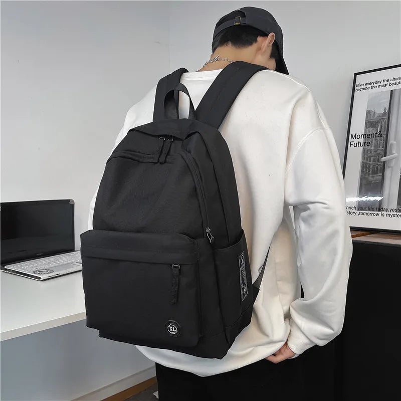 Waterproof Nylon School Backpack for Teenagers Girls Outdoor Travel Bag