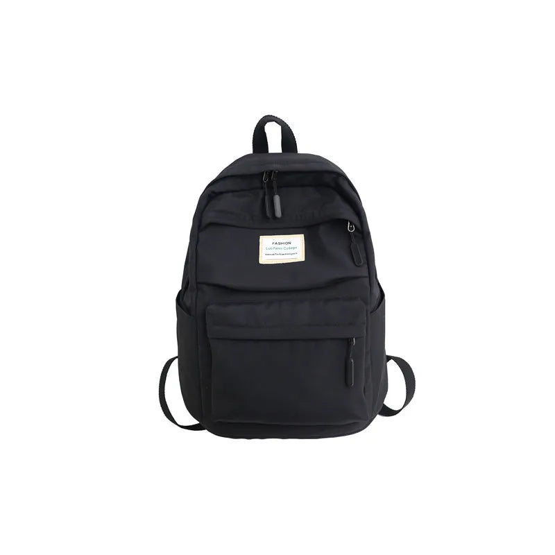 Waterproof Nylon Women Backpack Female Large Capacity High Schoolbag