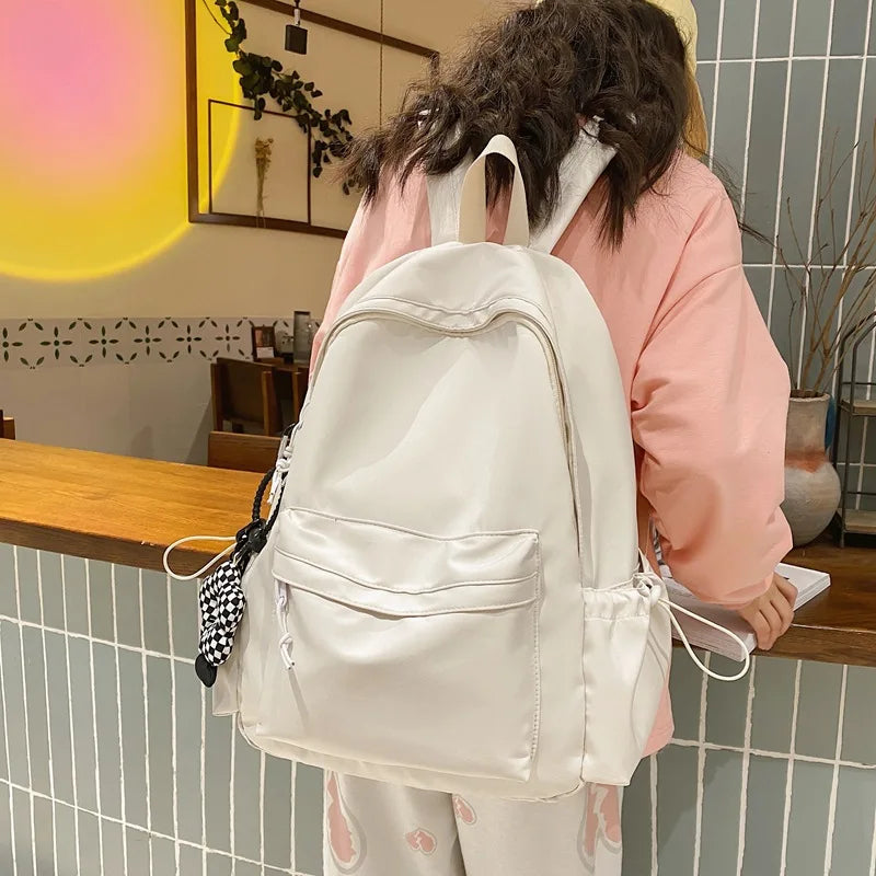 Waterproof Nylon Women Backpack & Travel Bag Set