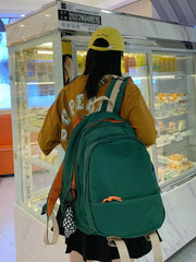 Waterproof Nylon Women Backpack Multi-pocket Laptop Back pack