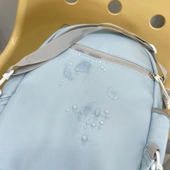 Waterproof Nylon Women Backpack Zipper School Bags For Teenagers