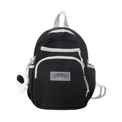 Waterproof Nylon Women Backpack Zipper School Bags For Teenagers