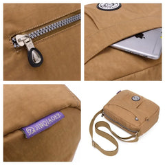 Waterproof Nylon Women Crossbody Bag Female Messenger Bag