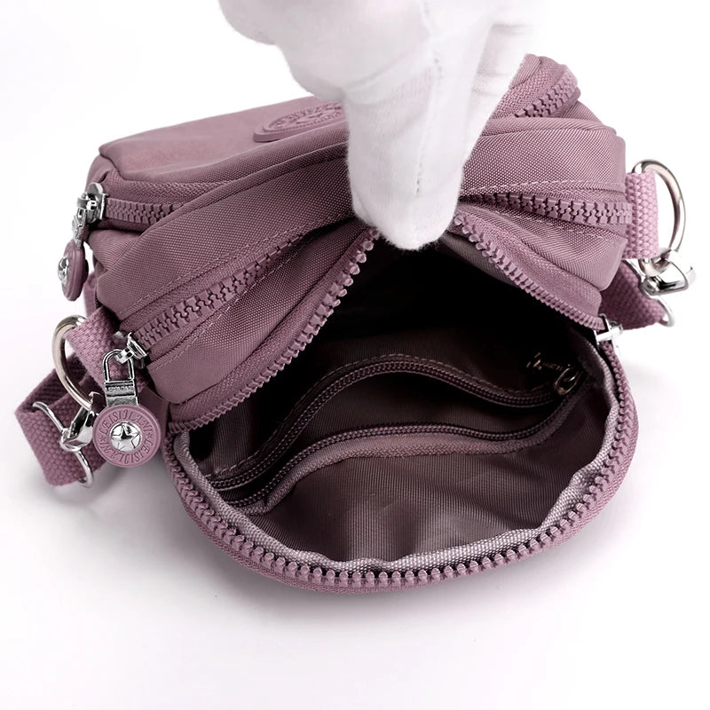 Waterproof Nylon Women Crossbody Bags Purse Casual Shoulder Bag