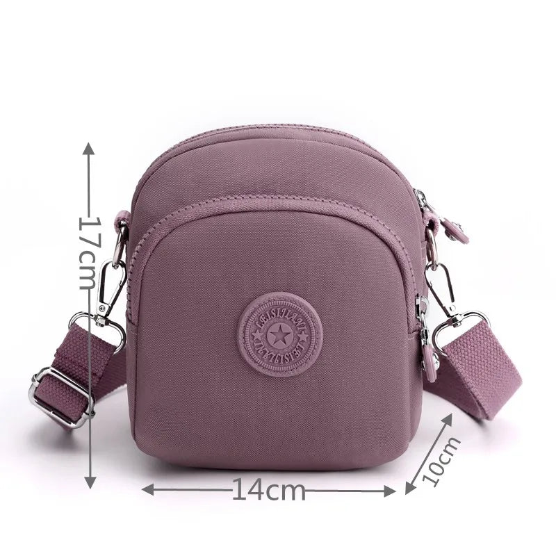 Waterproof Nylon Women Crossbody Bags Purse Casual Shoulder Bag