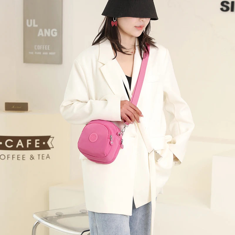 Waterproof Nylon Women Crossbody Bags Purse Casual Shoulder Bag