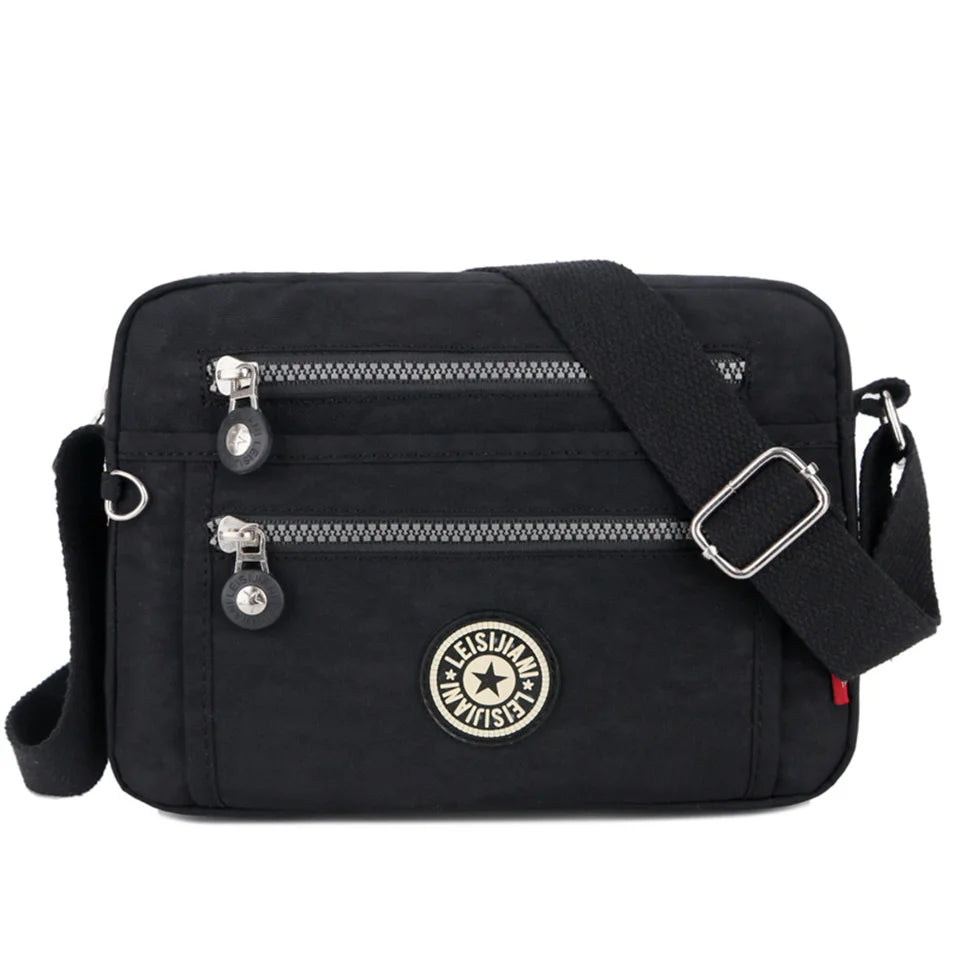 Waterproof Nylon Women Messenger Bag Small Purse Shoulder Bag