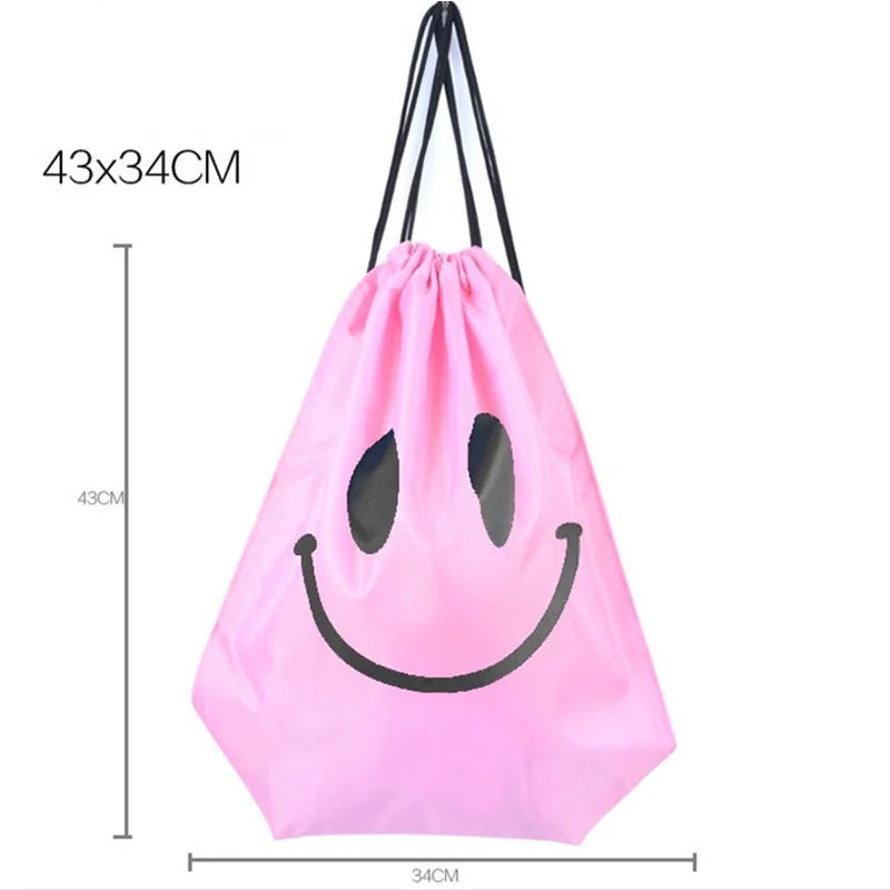 Waterproof Beach Swimming Drawstring Backpack Gym Bag