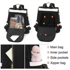 Waterproof Oxford Women's Anti-Theft Schoolbag