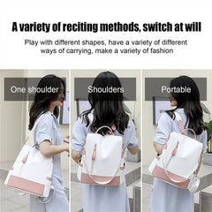 Waterproof Oxford Cloth Women's Backpack Anti-Theft Schoolbag
