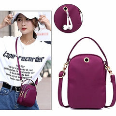 Waterproof Oxford Shoulder Bag with Earphone Hole
