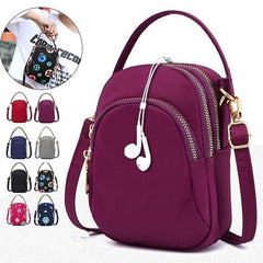 Waterproof Oxford Shoulder Bag with Earphone Hole