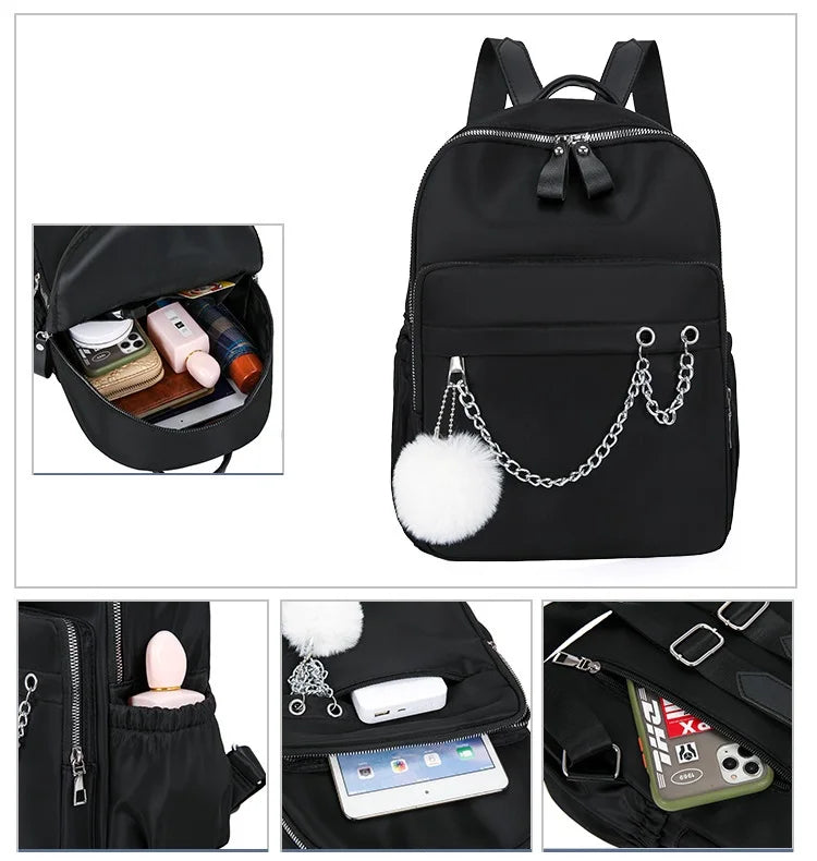 Waterproof Oxford Women Backpack Large Capacity School Travel Female Backpacks
