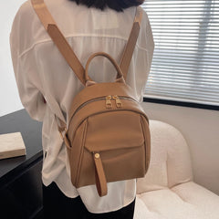 Waterproof Pu Leather Mini Backpack Ladies Travel Bags