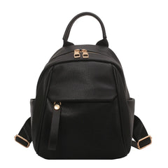 Waterproof Pu Leather Mini Backpack Ladies Travel Bags