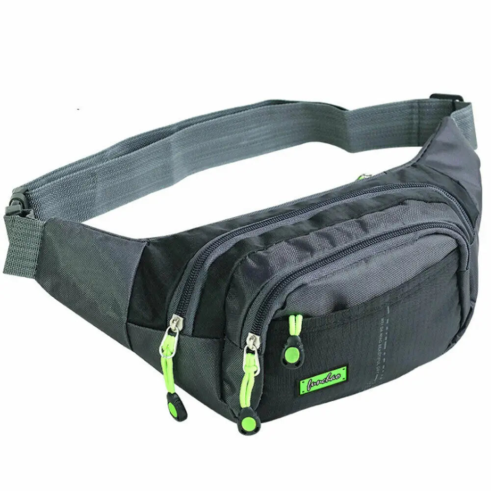 Waterproof Running Belt Bum Waist Pouch Fanny Pack Bag