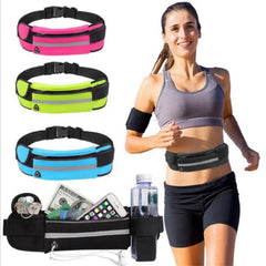 Waterproof Running Waist Bag Canvas Jogging Phone Holder Belt Bag