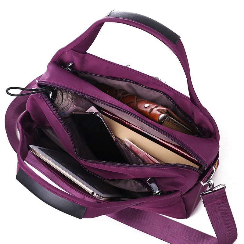 Waterproof Crossbody Bags Women Nylon Large Messenger Handbags