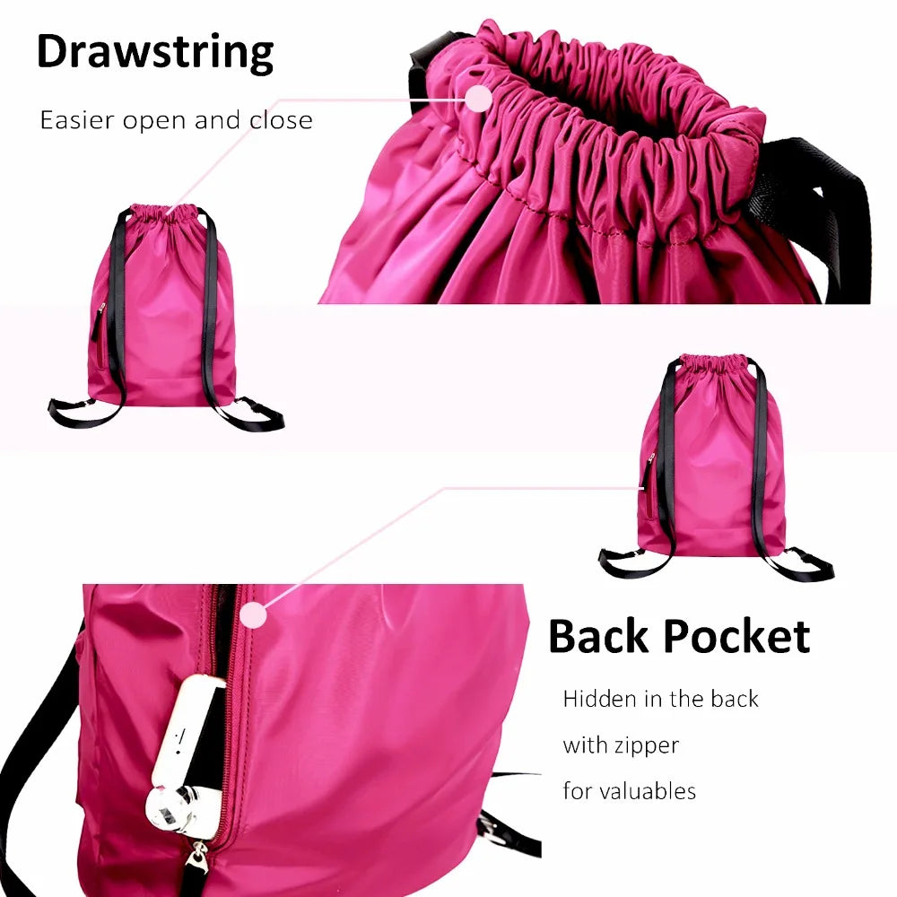 Waterproof Sport Bag Gym Bag Softback Sports Backpacks Women Men Sports Bags