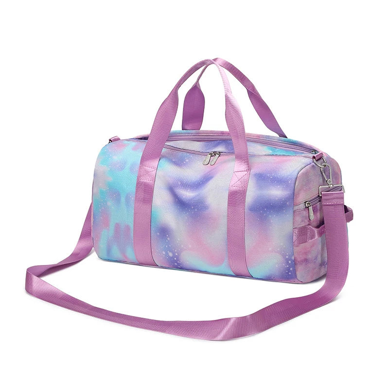 Waterproof Sports Fitness Bag Gym Yoga Duffle Handbag for Women