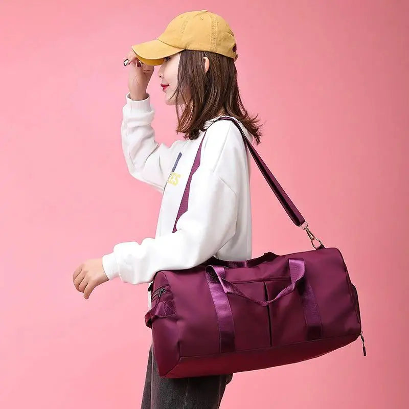 Waterproof Gym Bag Dry Wet Separation Fitness Shoulder Bag