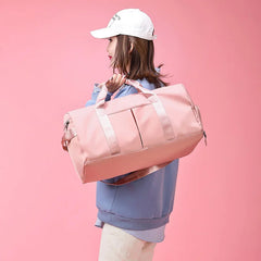 Waterproof Gym Bag with Shoe Compartment for Fitness Yoga