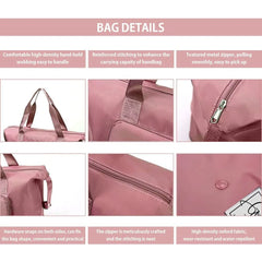 Waterproof Travel Bags Large Capacity Duffle Gym Tote Men Women