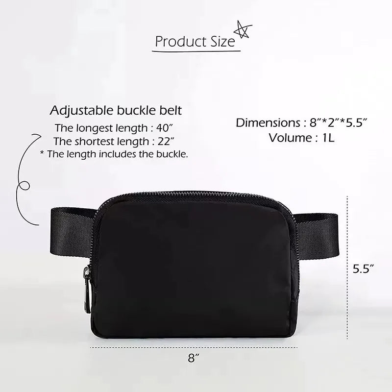 Waterproof Woman Waist Bag Fanny Pack Chest Pack Outdoor Sports
