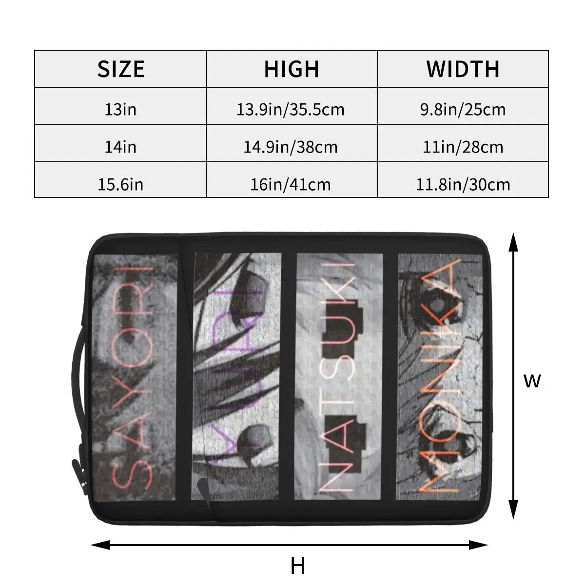 Waterproof Laptop Bag 13 14 15 inch Protective Cover for Briefcase
