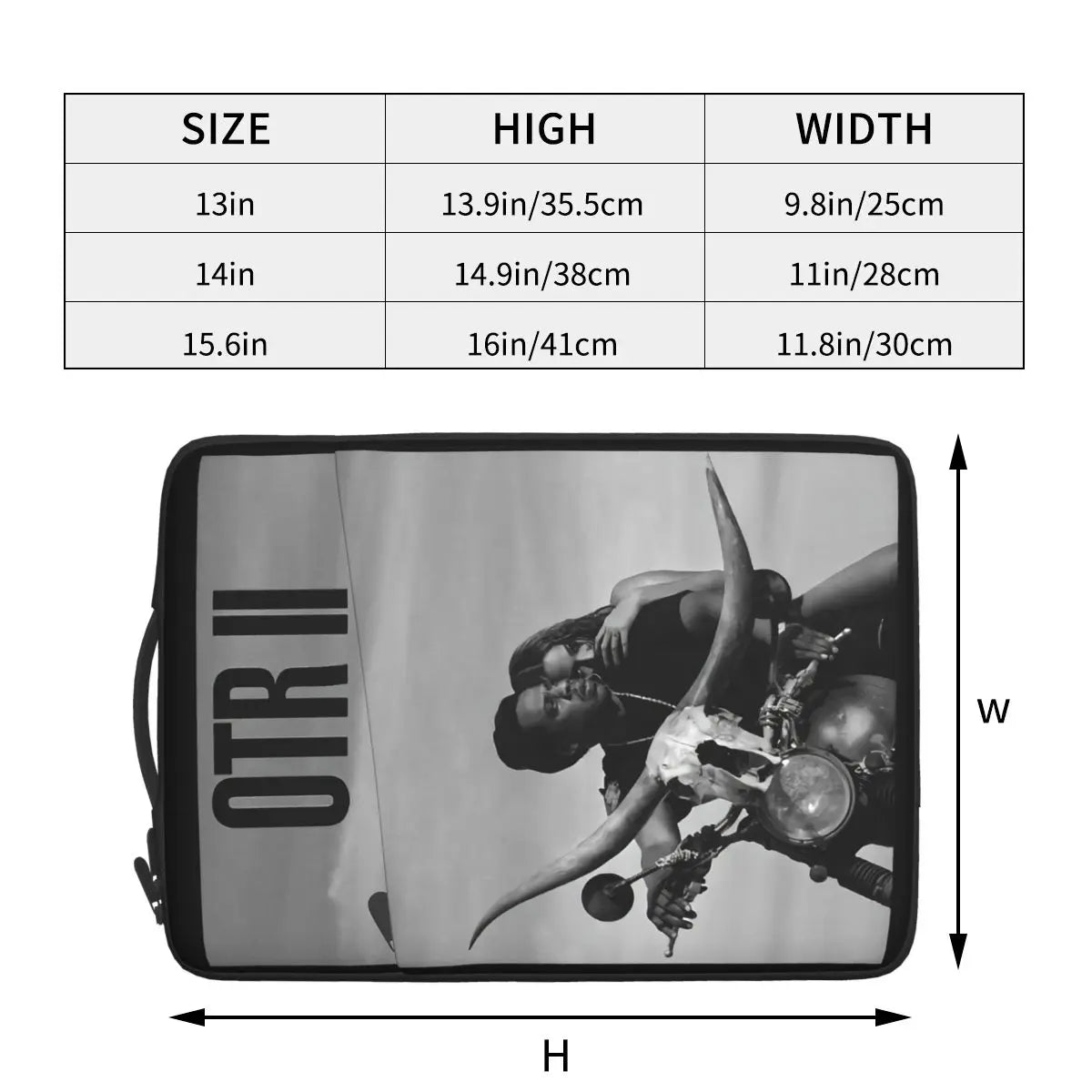 Waterproof Laptop Bag 13-15 Inch Protective Cover for Briefcase